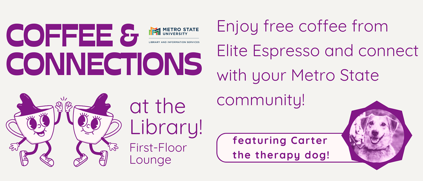 咖啡与人脉: Enjoy free coffee from Elite Espresso and connect with your Metro State community!
